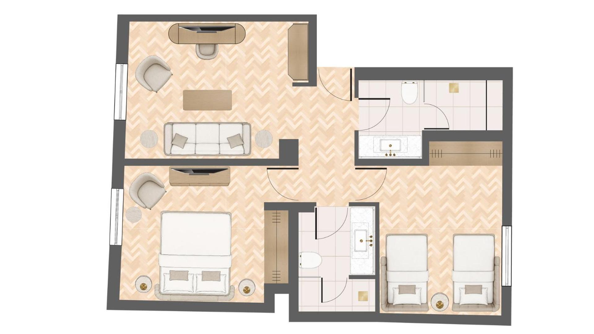 2 Bedroom Suite